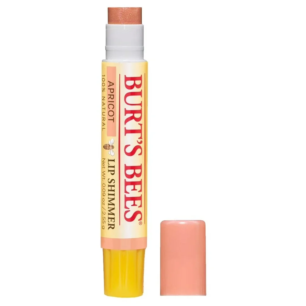 Burt's Bees Lip Shimmer Apricot 0.09 oz 100% Natural Moisturizing Lip Color New